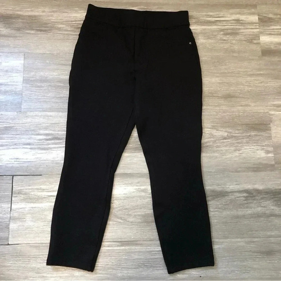 Spanx Women's Sz Small Petite The Perfect Black Ankle Pant Pull On Ponte 20202Q - Picture 1 of 7
